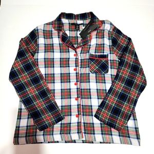 Tahari Tartan Sleepwear Chemise